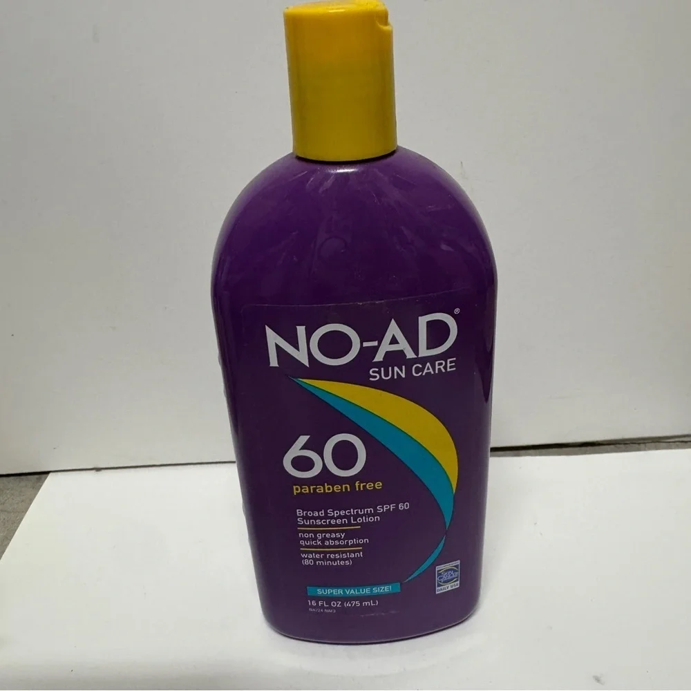 No Ad Sunscreen Lotion SPF 60 16 OZ